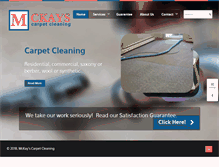 Tablet Screenshot of mckayscarpetcleaning.com